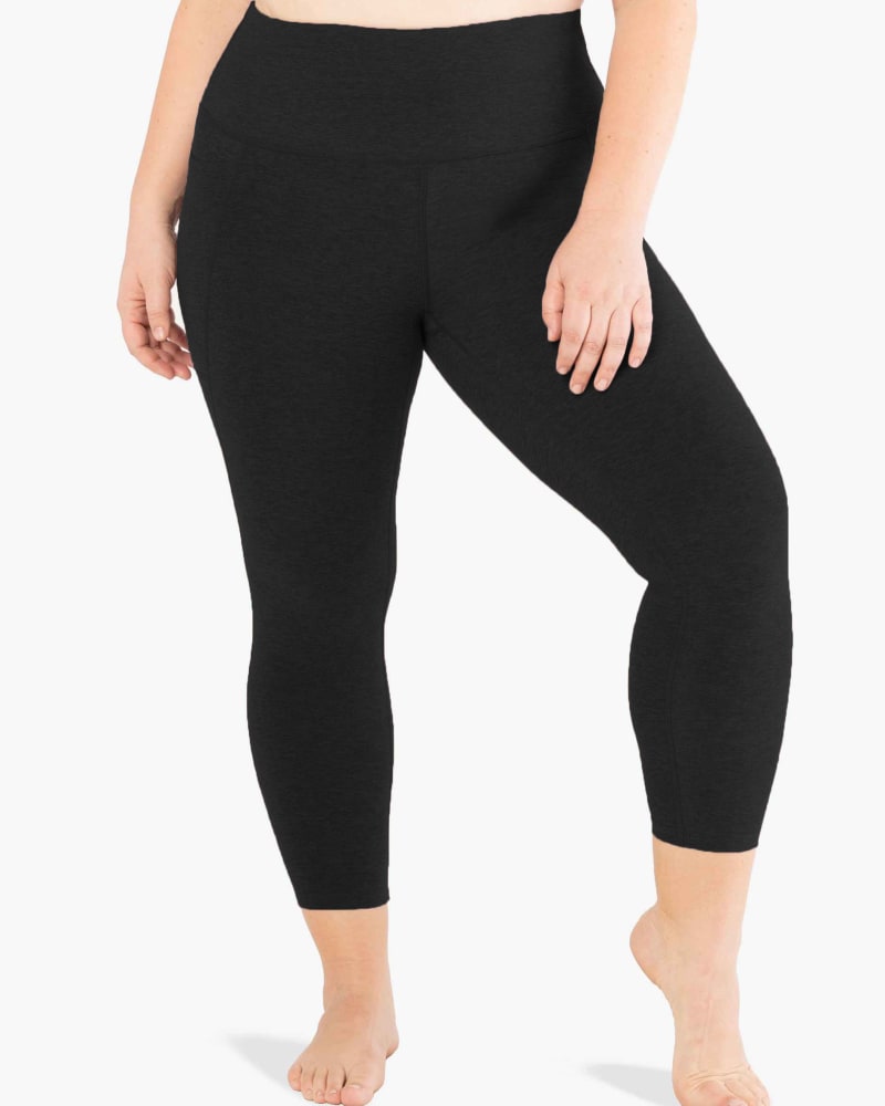Front of plus size Lily High-Waisted Pocket Legging by Beyond Yoga | Dia&Co | dia_product_style_image_id:119024